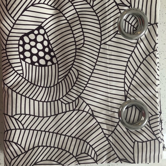 Ikea Curtain Sets (3 Sets, 6 Panels), white/purple, 57x98” - Picture 3 of 4